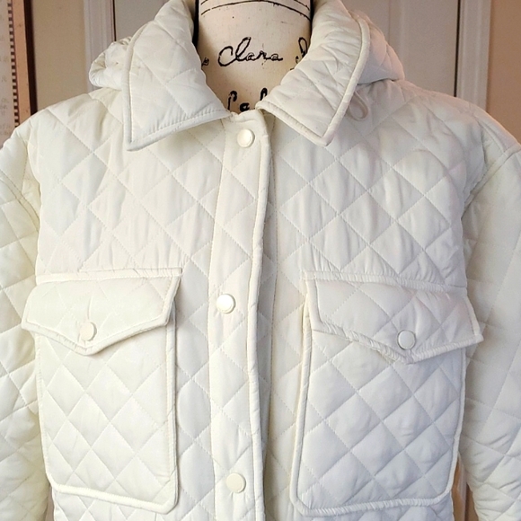 Lucky Brand quilted hooded jacket - Picture 3 of 11
